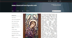 Desktop Screenshot of classicalchurchgoods.com