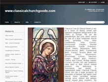 Tablet Screenshot of classicalchurchgoods.com